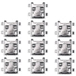 For Galaxy Core i8262 10pcs Charging Port Connector - Other Galaxy Parts by PMc TechLife | Online Shopping South Africa | PMc TechLife | Buy Now Pay Later Mobicred