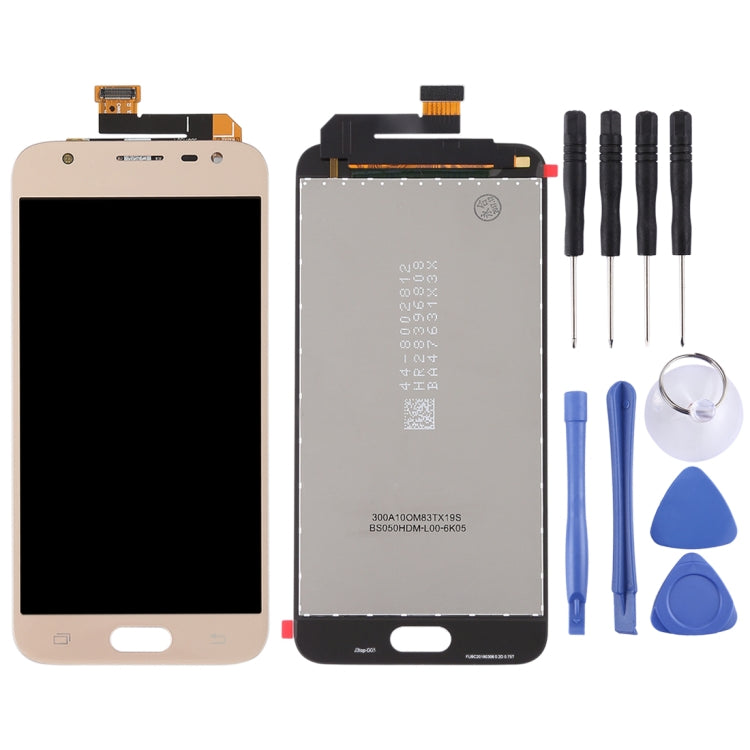 OEM LCD Screen for Galaxy J3 (2018) / J337 with Digitizer Full Assembly (Gold)