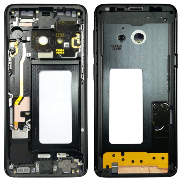 For Galaxy S9 G960F, G960F/DS, G960U, G960W, G9600  Middle Frame Bezel (Black)