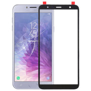 For Galaxy J4+ / J6+ / J610 Front Screen Outer Glass Lens (Black)