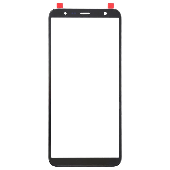 For Galaxy J4+ / J6+ / J610 Front Screen Outer Glass Lens (Black)