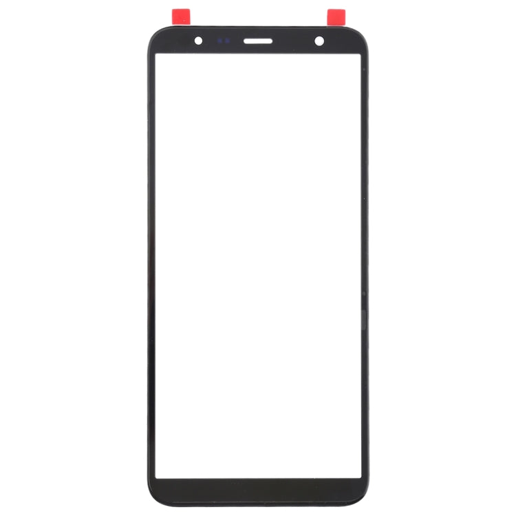 For Galaxy J4+ / J6+ / J610 Front Screen Outer Glass Lens (Black)