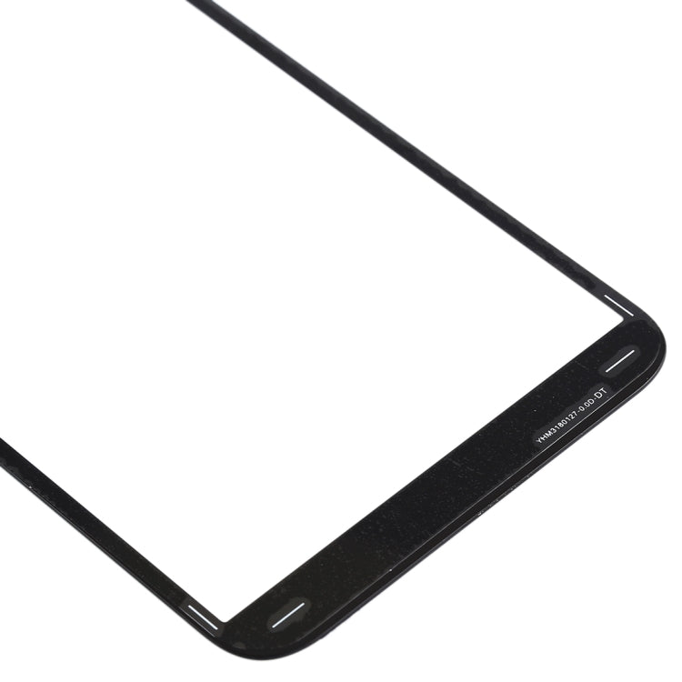 For Galaxy J4+ / J6+ / J610 Front Screen Outer Glass Lens (Black)