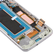Original Super AMOLED Material LCD Screen and Digitizer Full Assembly(with Frame / Charging Port Flex Cable / Power Button Flex Cable / Volume Button Flex Cable) for Galaxy S7 Edge / G935F / G935FD(Gold)
