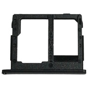 For Galaxy Tab A 8.0 / T380 / T385 SIM Card Tray +  Micro SD Card Tray (Black)