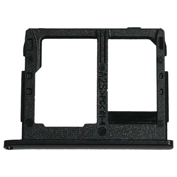 For Galaxy Tab A 8.0 / T380 / T385 SIM Card Tray +  Micro SD Card Tray (Black)