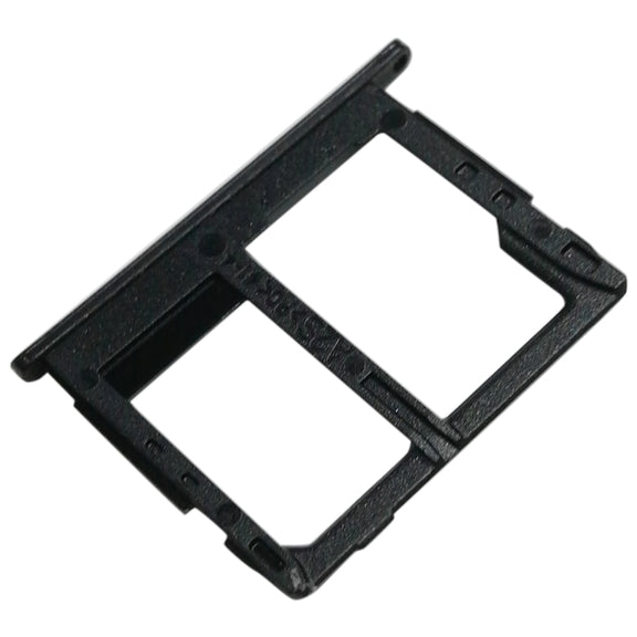 For Galaxy Tab A 8.0 / T380 / T385 SIM Card Tray +  Micro SD Card Tray (Black)