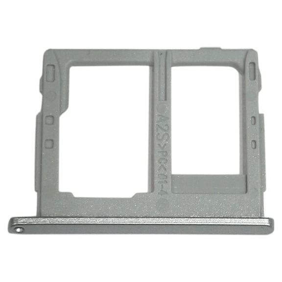 For Galaxy Tab A 8.0 / T380 / T385 SIM Card Tray +  Micro SD Card Tray (Grey)