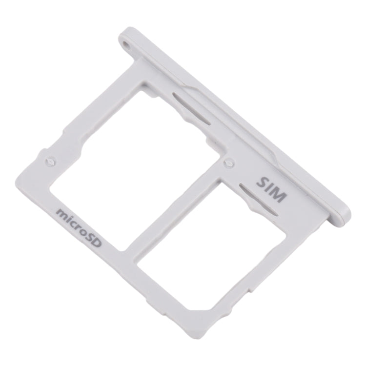 For Galaxy Tab A 10.5 inch T595 4G SIM Card Tray + Micro SD Card Tray (White)