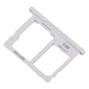 For Galaxy Tab A 10.5 inch T595 4G SIM Card Tray + Micro SD Card Tray (White)