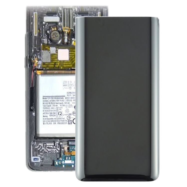 For Galaxy A80 Battery Back Cover (Black)