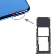 For Galaxy A7 (2018) / A750F SIM Card Tray + Micro SD Card Tray (Black) - free shipping - PMc TechLife - Order now!