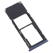 For Galaxy A7 (2018) / A750F SIM Card Tray + Micro SD Card Tray (Black)