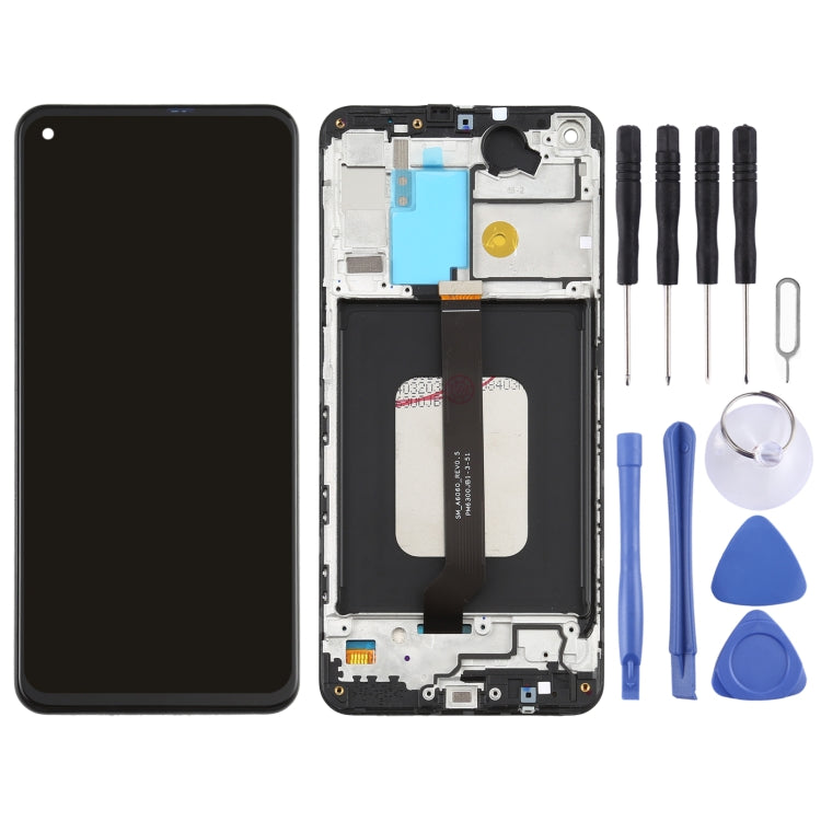 Original PLS TFT LCD Screen for Galaxy M40 Digitizer Full Assembly with Frame