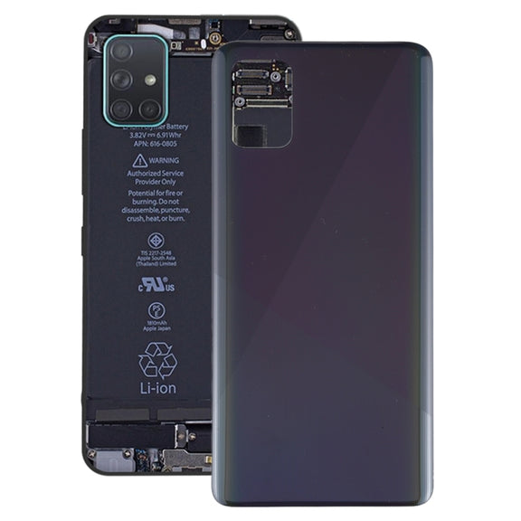 For Galaxy A51 Original Battery Back Cover (Black)