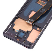 Original Dynamic AMOLED Material LCD Screen and Digitizer Full Assembly with Frame for Galaxy S20 4G SM-G980(Black)