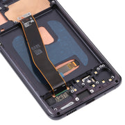 Original Dynamic AMOLED Material LCD Screen and Digitizer Full Assembly with Frame for Galaxy S20 4G SM-G980(Black)