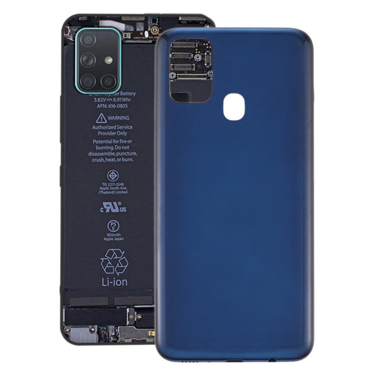 For Samsung Galaxy M31 / Galaxy M31 Prime Battery Back Cover (Blue)