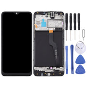 OEM LCD Screen for Samsung Galaxy A10 / SM-A105F (Single Card Version) Digitizer Full Assembly with Frame (Black)