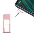 For Samsung Galaxy A51 SIM Card Tray + Micro SD Card Tray (Pink) - free shipping - PMc TechLife - Order now!
