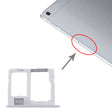 For Samsung Galaxy Tab A 10.1 (2019) / SM-T515 SIM Card Tray + Micro SD Card Tray (Silver) - free shipping - PMc TechLife - Order now!