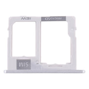 For Samsung Galaxy Tab A 10.1 (2019) / SM-T515 SIM Card Tray + Micro SD Card Tray (Silver)