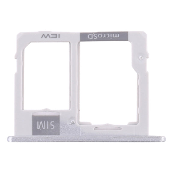 For Samsung Galaxy Tab A 10.1 (2019) / SM-T515 SIM Card Tray + Micro SD Card Tray (Silver)