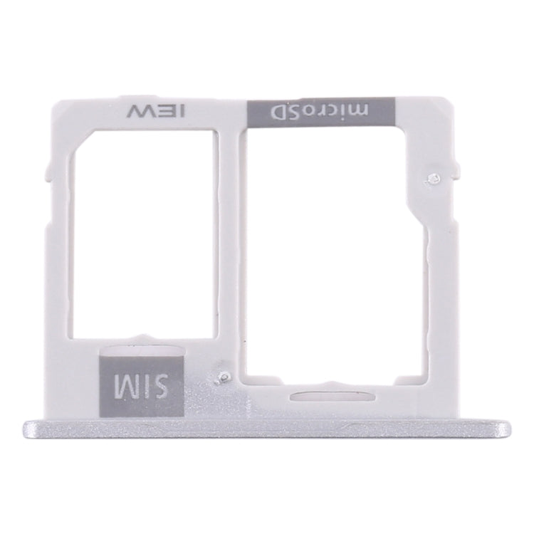 For Samsung Galaxy Tab A 10.1 (2019) / SM-T515 SIM Card Tray + Micro SD Card Tray (Silver)