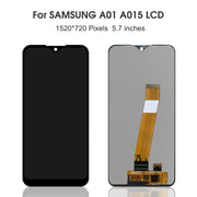 Original PLS TFT LCD Screen (Flex Cable Wide) for Samsung Galaxy A01 SM-A015M(Black)