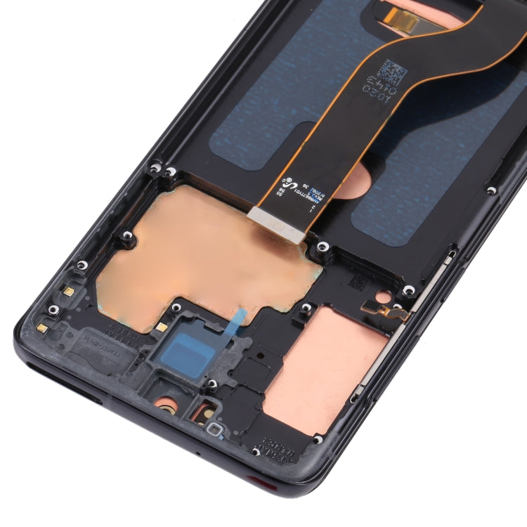 Original Super AMOLED LCD Screen for Samsung Galaxy S20+ 5G SM-G986B/G985 Digitizer Full Assembly with Frame (Black)