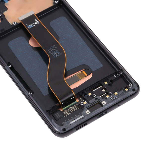 Original Super AMOLED LCD Screen for Samsung Galaxy S20+ 5G SM-G986B/G985 Digitizer Full Assembly with Frame (Black)