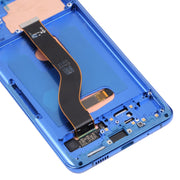 Original Super AMOLED LCD Screen for Samsung Galaxy S20+ 5G SM-G986B/G985 Digitizer Full Assembly with Frame (Dark Blue)