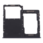 For Samsung Galaxy A31 SIM Card Tray + Micro SD Card Tray (Black)