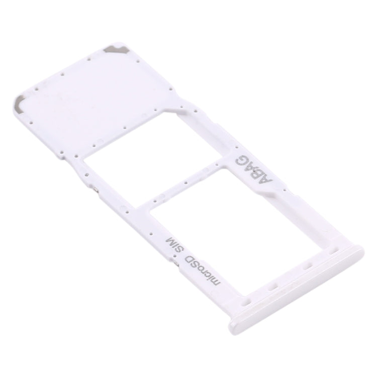 For Samsung Galaxy A21s SIM Card Tray + Micro SD Card Tray (White)