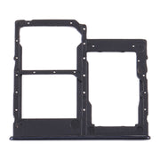 For Samsung Galaxy A41 / A415 SIM Card Tray + SIM Card Tray + Micro SD Card Tray (Black)