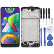 TFT LCD Screen for Samsung Galaxy M21 / SM-M215 Digitizer Full Assembly with Frame (Black) - free shipping - PMc TechLife - Order now!