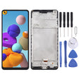 OEM LCD Screen for Samsung Galaxy A21s / SM-A217 Digitizer Full Assembly with Frame (Black) - free shipping - PMc TechLife - Order now!