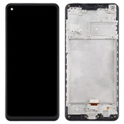 OEM LCD Screen for Samsung Galaxy A21s / SM-A217 Digitizer Full Assembly with Frame (Black)