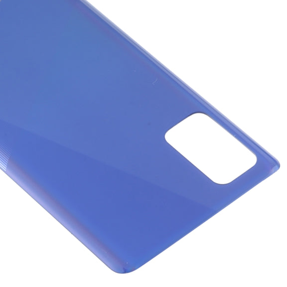 For Samsung Galaxy A41 Battery Back Cover (Blue)