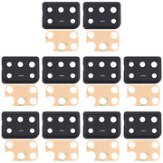 For Samsung Galaxy A31 10pcs Camera Lens Cover (Black)