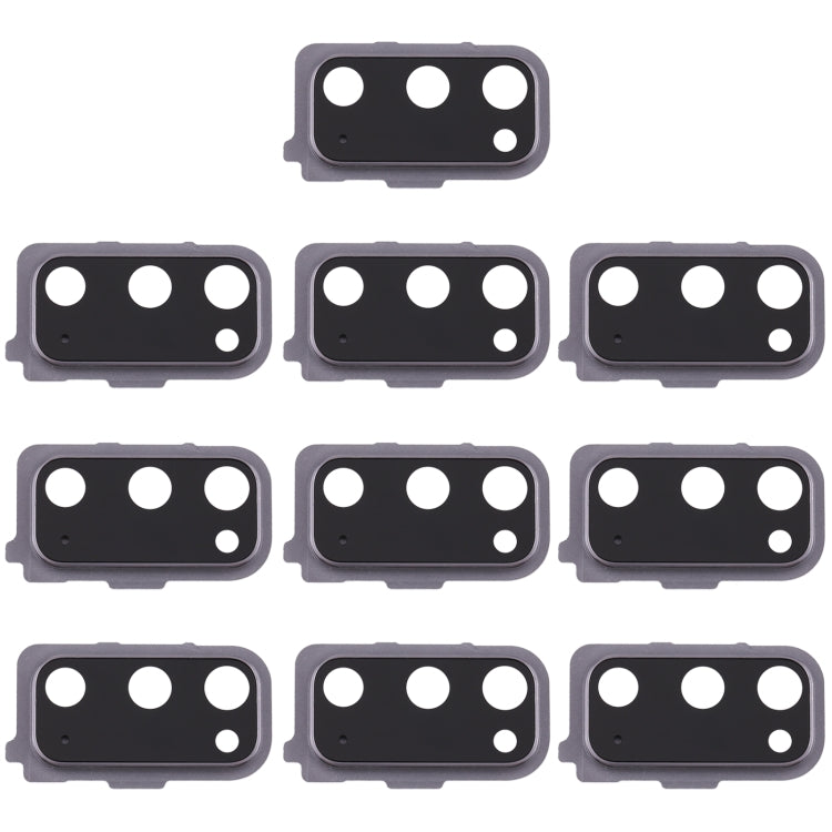 For Samsung Galaxy S20 10pcs Camera Lens Cover (Black)