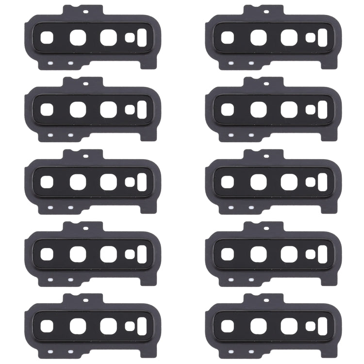 For Samsung Galaxy S10+ 10pcs Camera Lens Cover (Black)