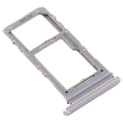 For Samsung Galaxy Note 10 Lite SM-N770 SIM Card Tray + Micro SD Card Tray (Silver)