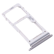 For Samsung Galaxy Note 10 Lite SM-N770 SIM Card Tray + SIM Card Tray / Micro SD Card Tray (Silver)