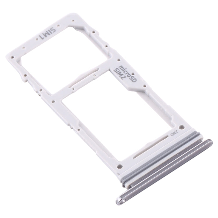 For Samsung Galaxy Note 10 Lite SM-N770 SIM Card Tray + SIM Card Tray / Micro SD Card Tray (Silver)