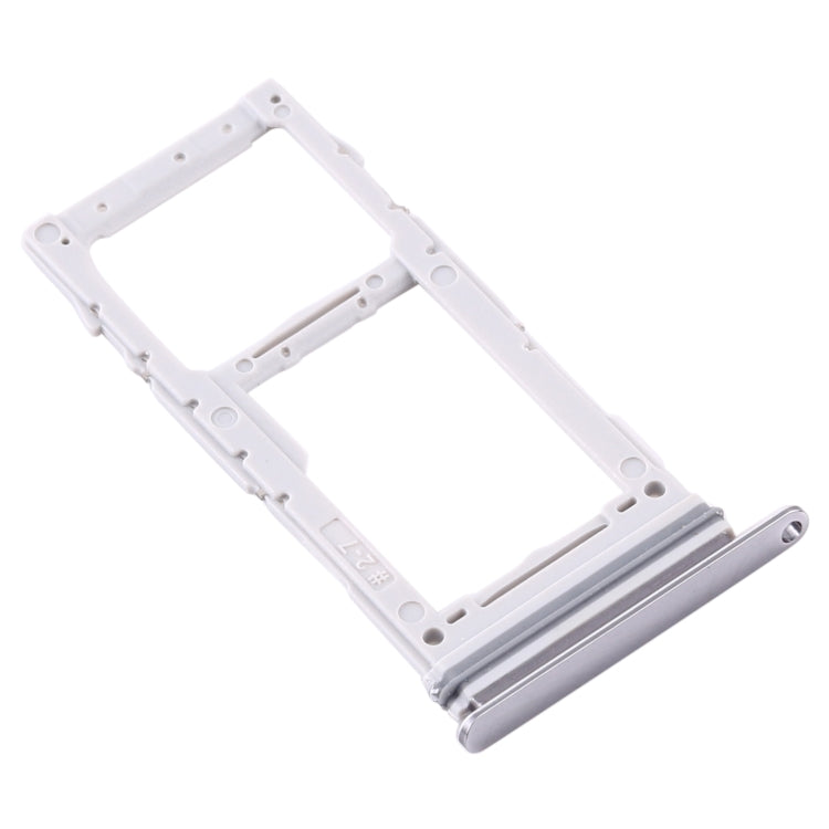 For Samsung Galaxy Note 10 Lite SM-N770 SIM Card Tray + SIM Card Tray / Micro SD Card Tray (Silver)