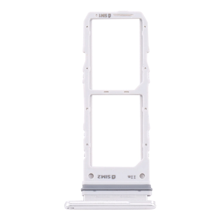 For Samsung Galaxy A90 5G SM-A908 SIM Card Tray + SIM Card Tray (Silver)