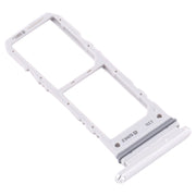 For Samsung Galaxy A90 5G SM-A908 SIM Card Tray + SIM Card Tray (Silver)