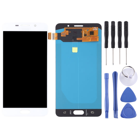 LCD Screen and Digitizer Full Assembly (OLED Material ) for Galaxy A7 (2016), A710F, A710F/DS, A710FD, A710M, A710M/DS, A710Y/DS, A7100(White)