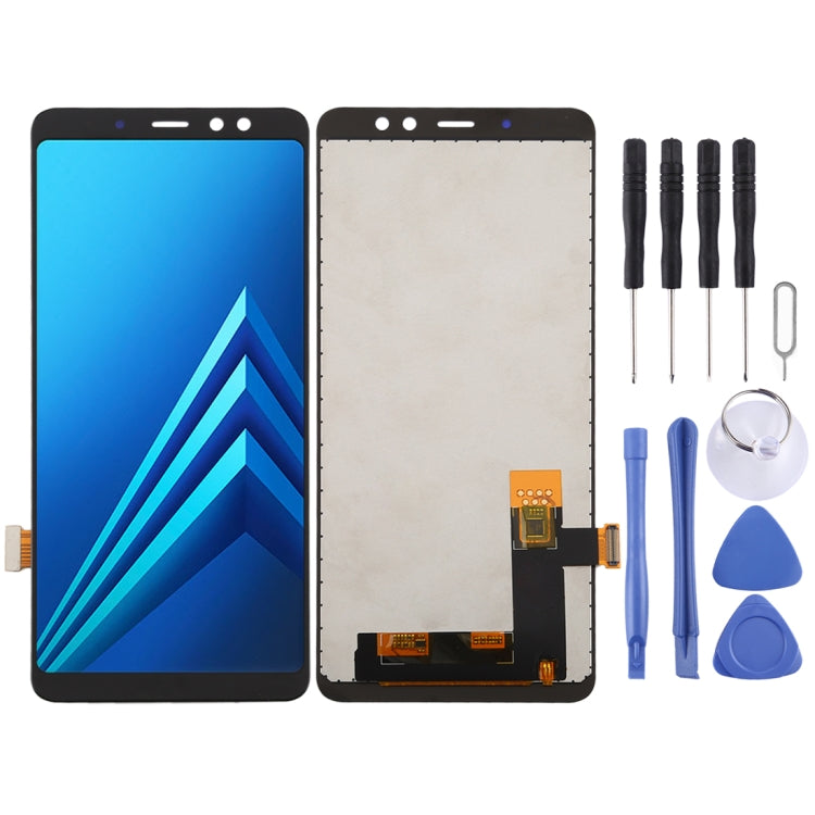 incell LCD Half Screen for Galaxy A8+ (2018) A730F, A730F/DS With Digitizer Full Assembly (Black)